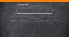 Desktop Screenshot of medicaldent.com
